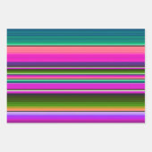 Mexikanischer Blanket farbenfroher Fiesta mexico Geschenkpapier Set (Vorderseite)