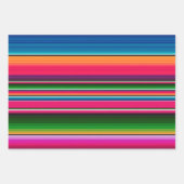 Mexikanischer Blanket farbenfroher Fiesta mexico Geschenkpapier Set (Vorderseite 3)