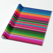 Mexikanischer Blanket Fiesta Streifen farbenfrohe  Geschenkpapier (Ungerollt)