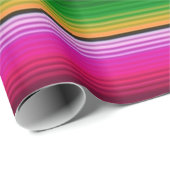 Mexikanischer Blanket Fiesta Streifen farbenfrohe  Geschenkpapier (Rolleneckpunkt)