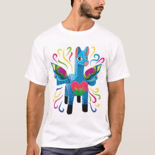 Mexikanischer blauer Alebrije T-Shirt