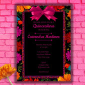 Mexikanischer Blumenladen Fiesta Quinceanera Einla Einladung