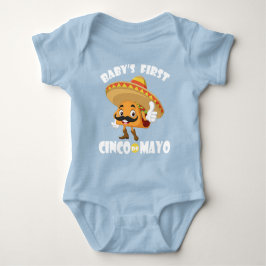 Mexikanischer Bodysuit für Neugeborene - Cinco de  Baby Strampler
