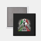 Mexikanischer Boxengeister Magnet (Vorderseite/Rückseite)