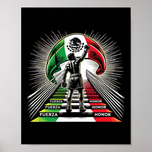 Mexikanischer Boxengeister Poster (Vorne)