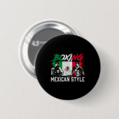 Mexikanischer Boxer Boxer Button (Vorne & Hinten)