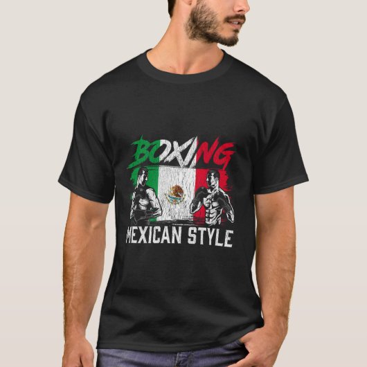 Mexikanischer Boxer Boxer T-Shirt (Vorderseite)
