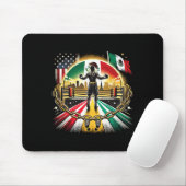 Mexikanischer Boxmeister Mousepad (Mit Mouse)