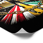 Mexikanischer Boxmeister Poster (Ecke)