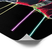 Mexikanischer Boxneon Poster (Ecke)