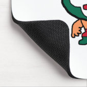 Mexikanischer Cartoon Lucha Libre Wrestler Mousepad (Ecke)