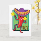 Mexikanischer Chili Karte (Gelbe Blume)