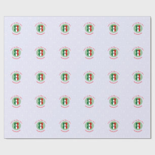 Mexikanischer Cinco de Mayo Engel Personalisiert Geschenkpapier