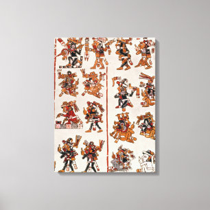 Mexikanischer Codex Leinwanddruck