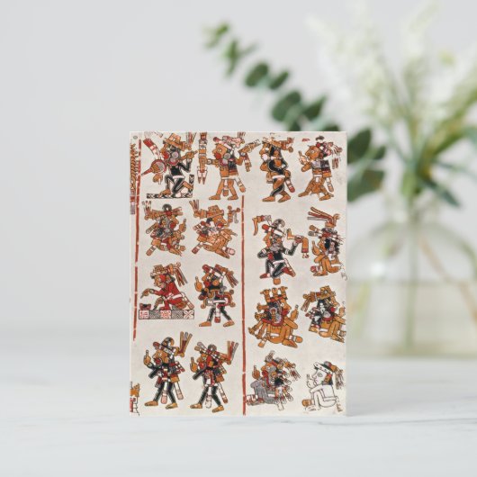 Mexikanischer Codex Postkarte (Stehend Vorderseite)
