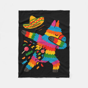 Mexikanischer Dabbing-Poncho Cinco de Mayo Junge Fleecedecke