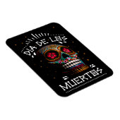 Mexikanischer Dia des Toten Skeletts Kunst des Tod Magnet (Rechte Seite)