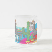 mexikanischer Donkey Mattglastasse (VorderseiteRechts)