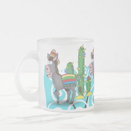 mexikanischer Donkey Mattglastasse (Links)