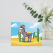 mexikanischer Donkey Postkarte (Stehend Vorderseite)