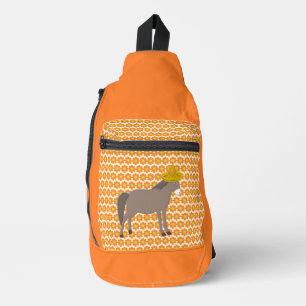 Mexikanischer Donkey-Tag der Toten Crossbody Bag
