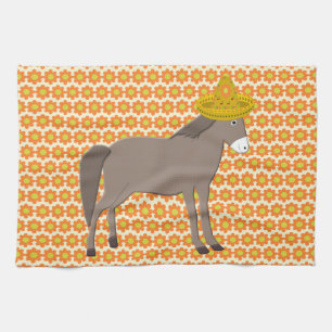 Mexikanischer Donkey-Tag der Toten Geschirrtuch