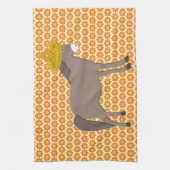 Mexikanischer Donkey-Tag der Toten Geschirrtuch (Vertikal)