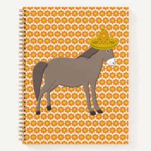 Mexikanischer Donkey-Tag der Toten Notizblock