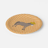 Mexikanischer Donkey-Tag der Toten Pappteller (Schrägansicht)