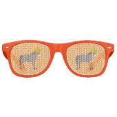 Mexikanischer Donkey-Tag der Toten Partybrille (Vorderseite)