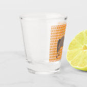 Mexikanischer Donkey-Tag der Toten Schnapsglas (Links)