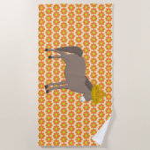 Mexikanischer Donkey-Tag der Toten Strandtuch (Vorderseite)