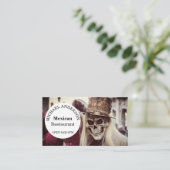 mexikanischer Esstag im toten Restaurant Visitenkarte (Stehend Vorderseite)