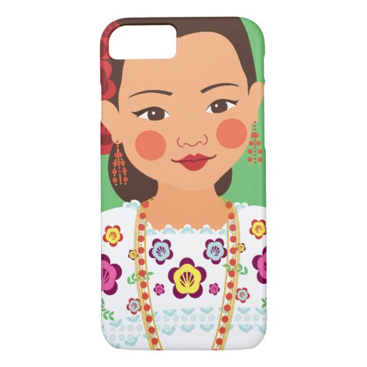 Mexikanischer Fall Yucatan Matryoshka Case-Mate iPhone Hülle (Rückseite)