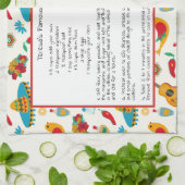 Mexikanischer Familienrezept Heirloom Keepake Geschirrtuch (Gefaltet)