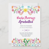 Mexikanischer FIESTA ABSCHLUSS Einladung Folk Art (Vorderseite)