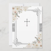 Mexikanischer Fiesta Boy Erste Heilige Kommune Ein Einladung (Rückseite)