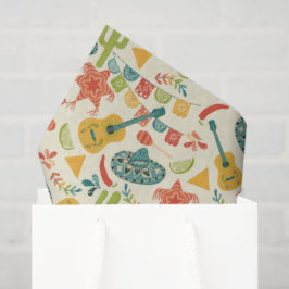 Mexikanischer Fiesta Geburtstag Gemustert Seidenpapier