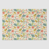 Mexikanischer Fiesta Geburtstag Gemustert Seidenpapier (Vorderseite)