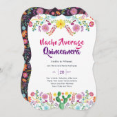 Mexikanischer FIESTA JEDE VERANSTALTUNG Einladung (Vorne/Hinten)