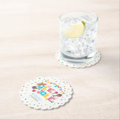 Mexikanischer Fiesta Personalisiert Geburtstag Untersetzer (Vor Ort)