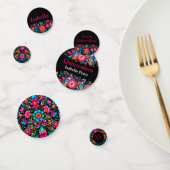 Mexikanischer Fiesta Schwarzer Florenname Quincean Konfetti (Gruppe)