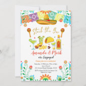 Mexikanischer Fiesta Stock Die Bar Engagement-Part Einladung (Vorderseite)