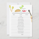 Mexikanischer Fiesta Taco über Liebe Honey Do's Ga Einladung (Vorderseite)