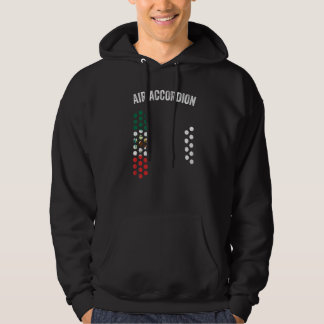 Mexikanischer Flaggenakkordeon der Fahne von Mexic Hoodie