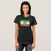 Mexikanischer Flaggentag St. Patricks T-Shirt (Vorne ganz)