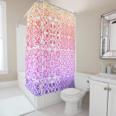 Mexikanischer Fliesenduschvorhang Duschvorhang (Beispiel)