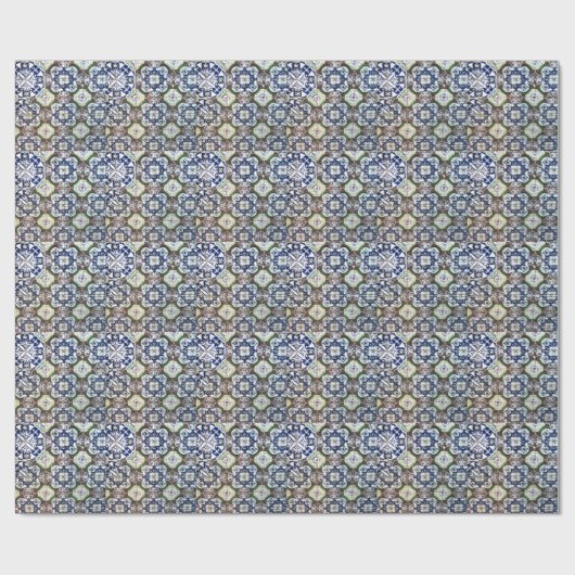 Mexikanischer Fliesenentwurf Geschenkpapier (Flach)