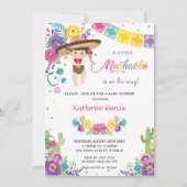 Mexikanischer Flora Kleine Muchacho Boy Babydusche Einladung (Vorderseite)