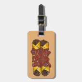 Mexikanischer Food Black Bean Enchiladas Tex Mex F Gepäckanhänger (Vorderseite vertikal)